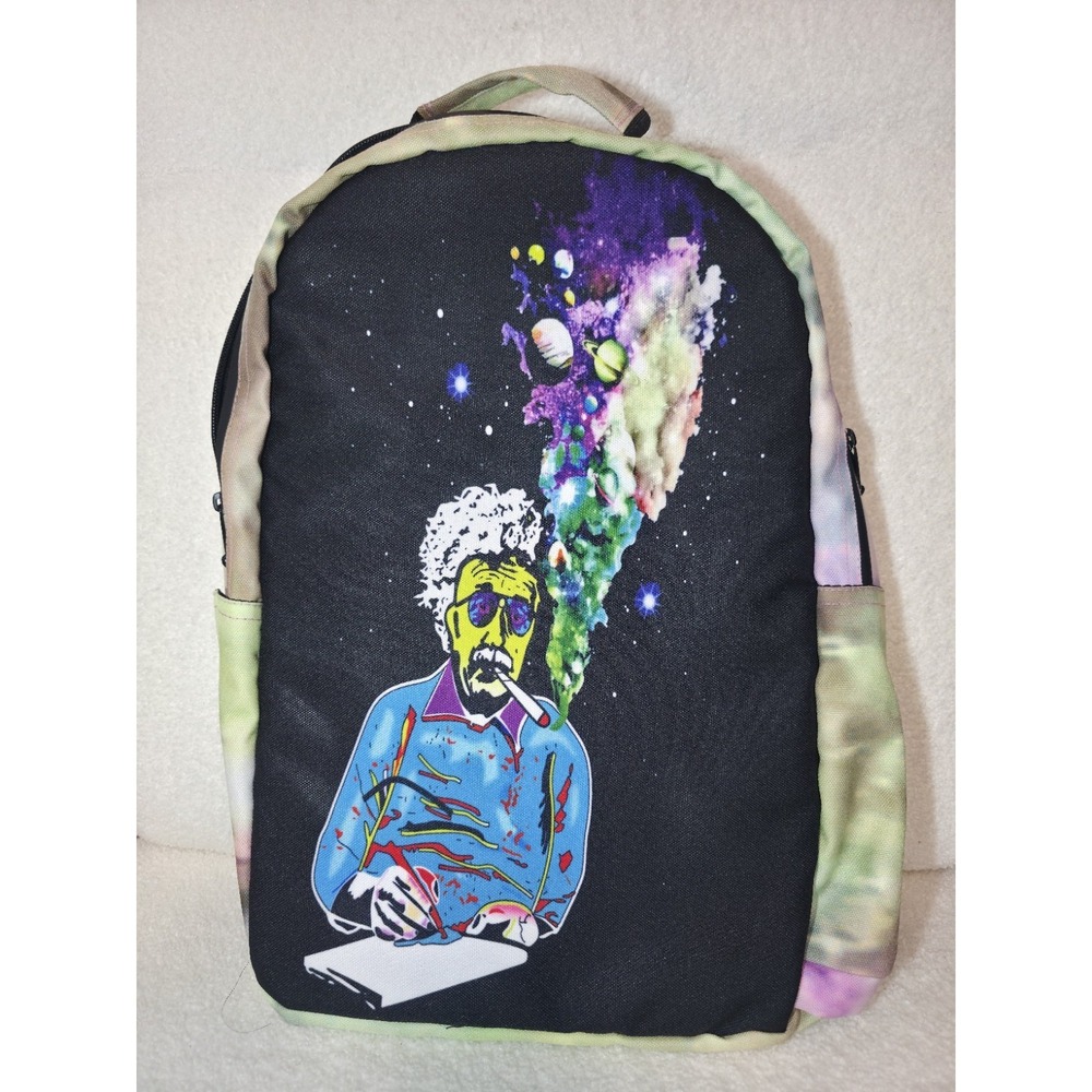 PopArt Einstein Smoking Galaxy Cosmos Backpack Smell Proof No Brand Lightweight